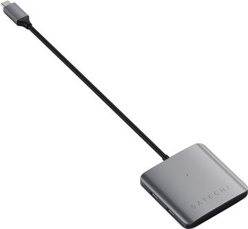 Satechi Aluminum 4 Port USB-C Hub USB-Adapter USB-C zu USB Typ C