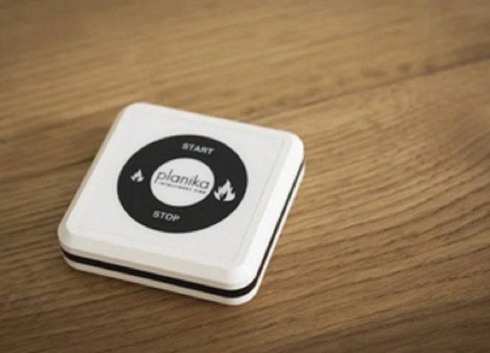 PLANIKA Echtfeuer-Dekokamin Planika Rock Ethanolkamin mit BEV Automatikbrenner, mit Heizleistung