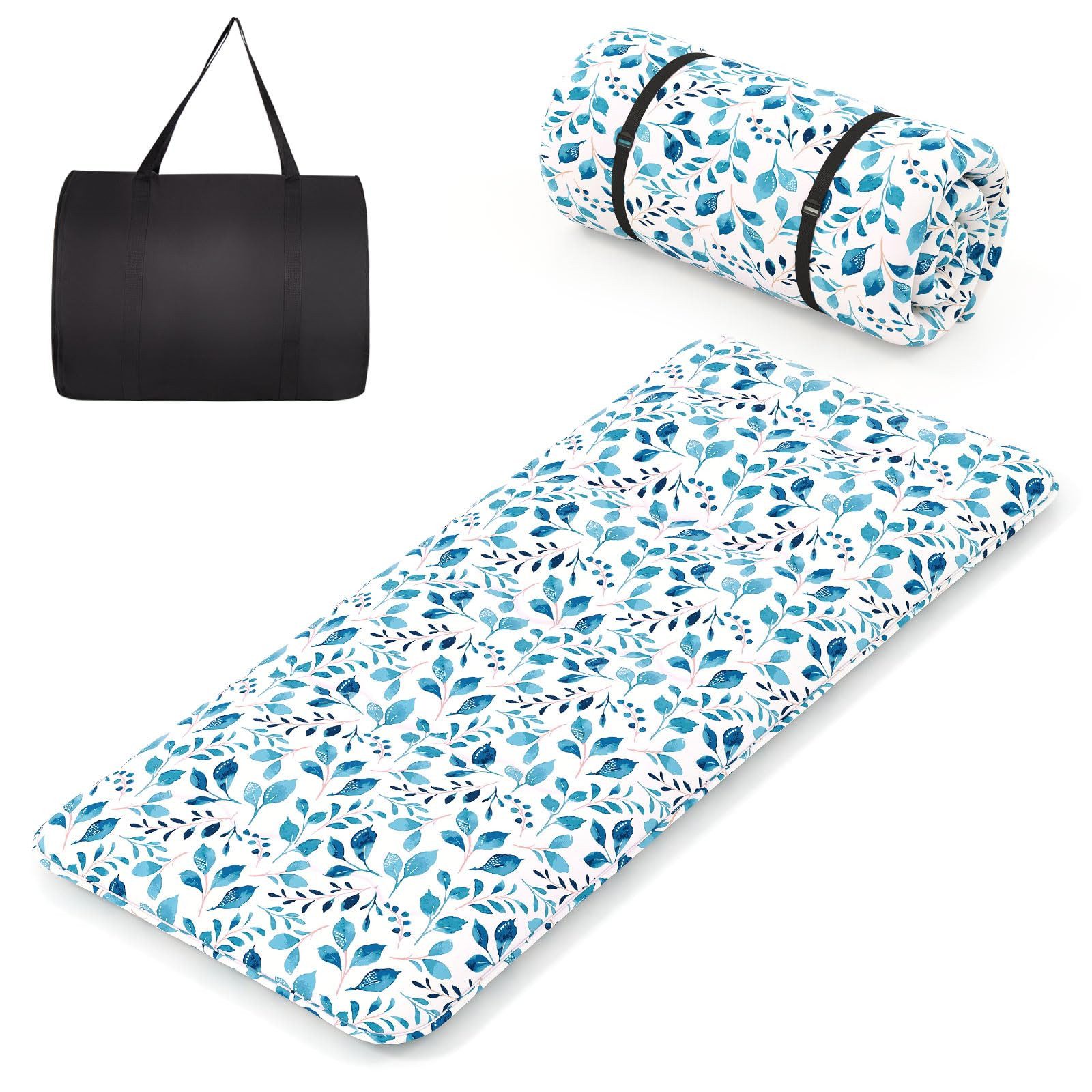 Futonmatratze, COSTWAY, 10 cm hoch, Futon Matratze, Tatami-Matte, Klappmatratze, 90x200cm