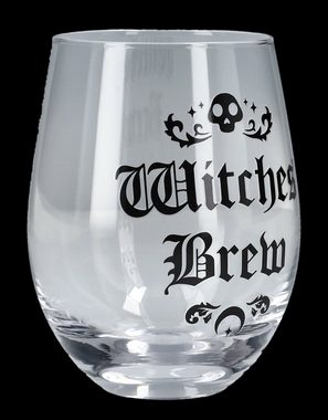 Figuren Shop GmbH Weinglas Weinglas - Witches Brew - Fantasy Gothic Glas 500ml, Glas