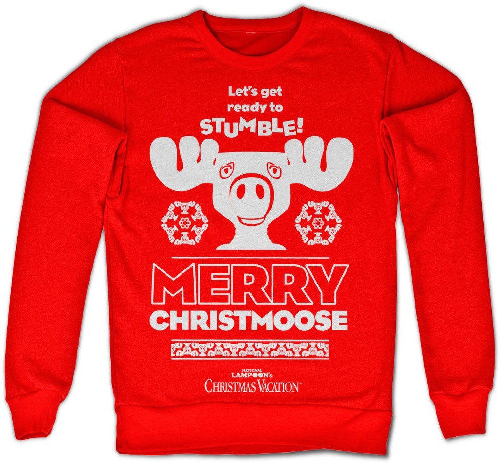 National Lampoon's Rundhalspullover Merry Christmoose Sweatshirt