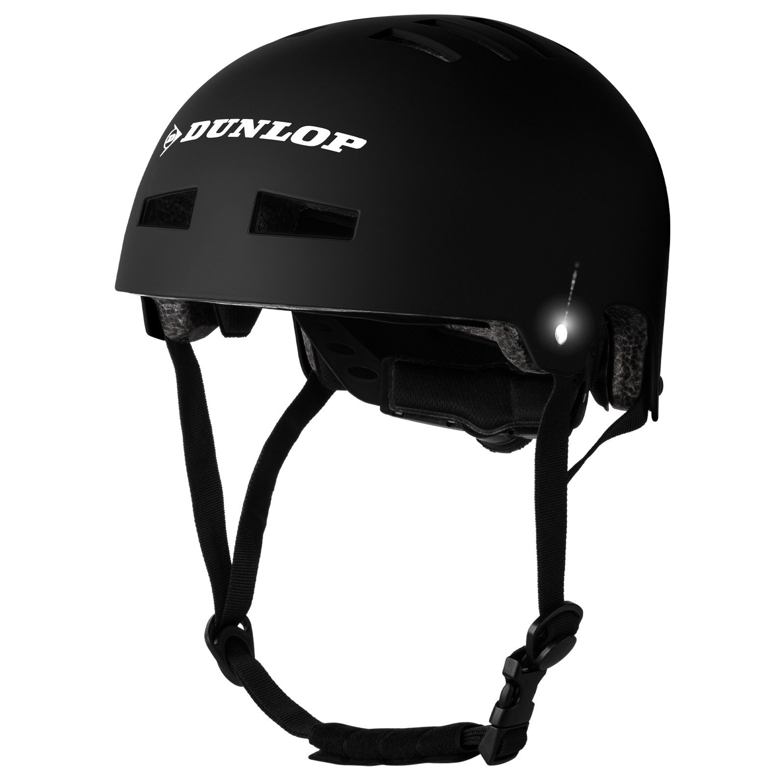 Dunlop Fahrradhelm Fahrradhelm Skaterhelm Helm S-L, Test Sehr Gut - Leichter robuster Allrounder Helm, Schnellverschluss