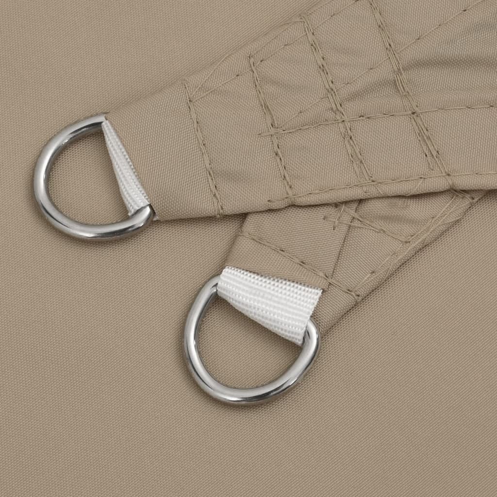 vidaXL Sonnensegel Sonnensegel Oxford-Gewebe Rechteckig 2,5x4,5 m Taupe, (1-tlg)