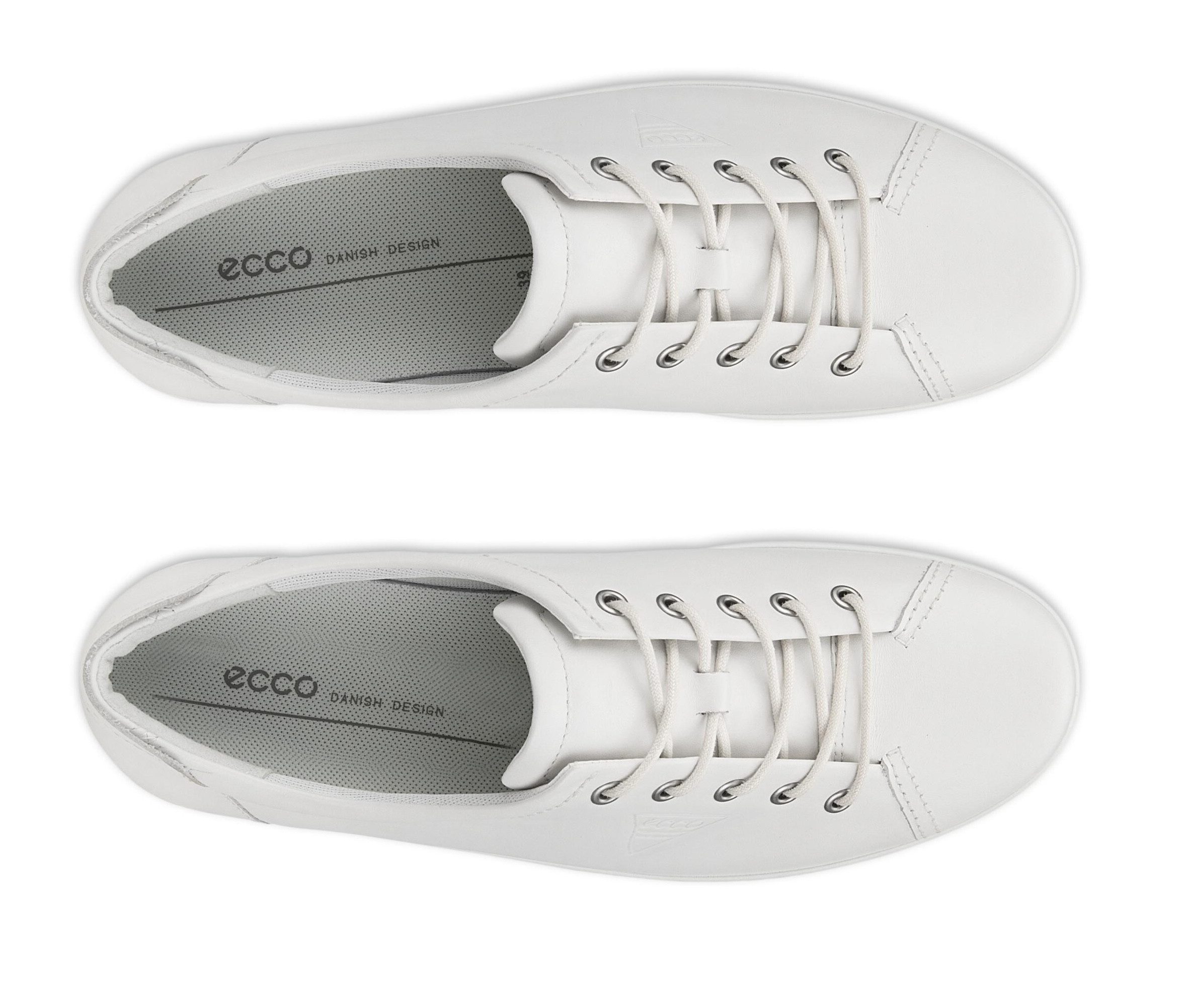 Ecco Soft 2.0 Sneaker, Freizeitschuh, Halbschuh, Schnürschuh mit Retro-Shilouette
