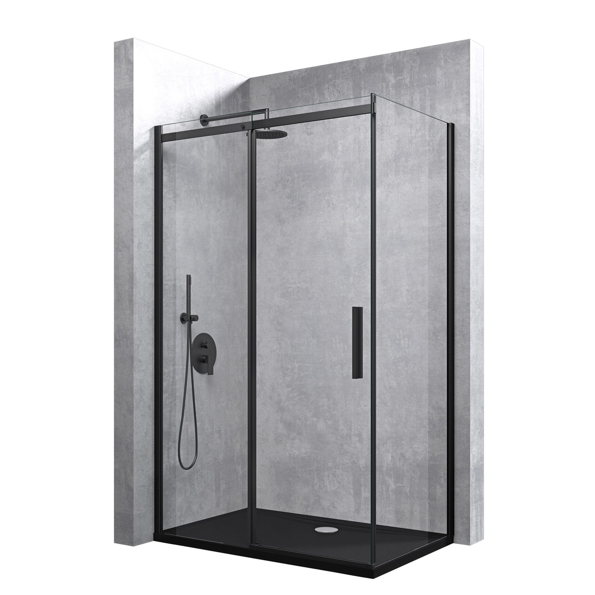 doporro Eckdusche Duschkabine Dusche Schiebetür Duschabtrennung 8mm ESG mit günstig online kaufen