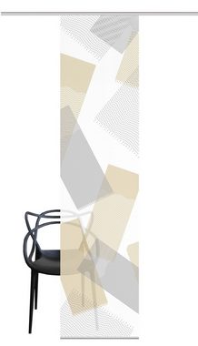 Schiebegardine NAYAH Schiebegardine, halbtransparent Bambus, 260x60 cm, Graphikmotiv, Vision S, (1 St), 100% Polyester