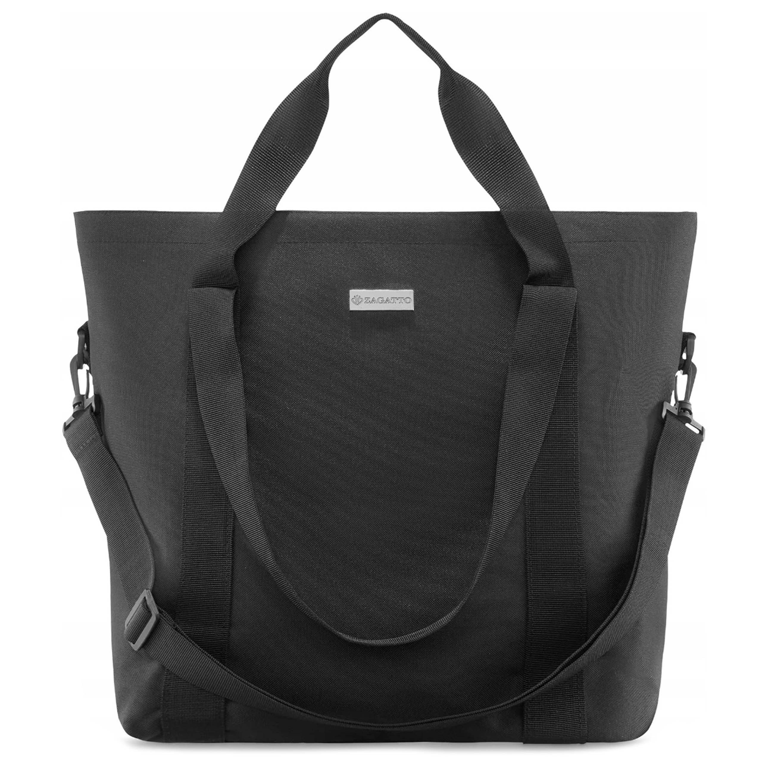 Sarcia.eu Umhängetasche Damen Umhängetasche, Shopper Tasche Zagatto, schwarz