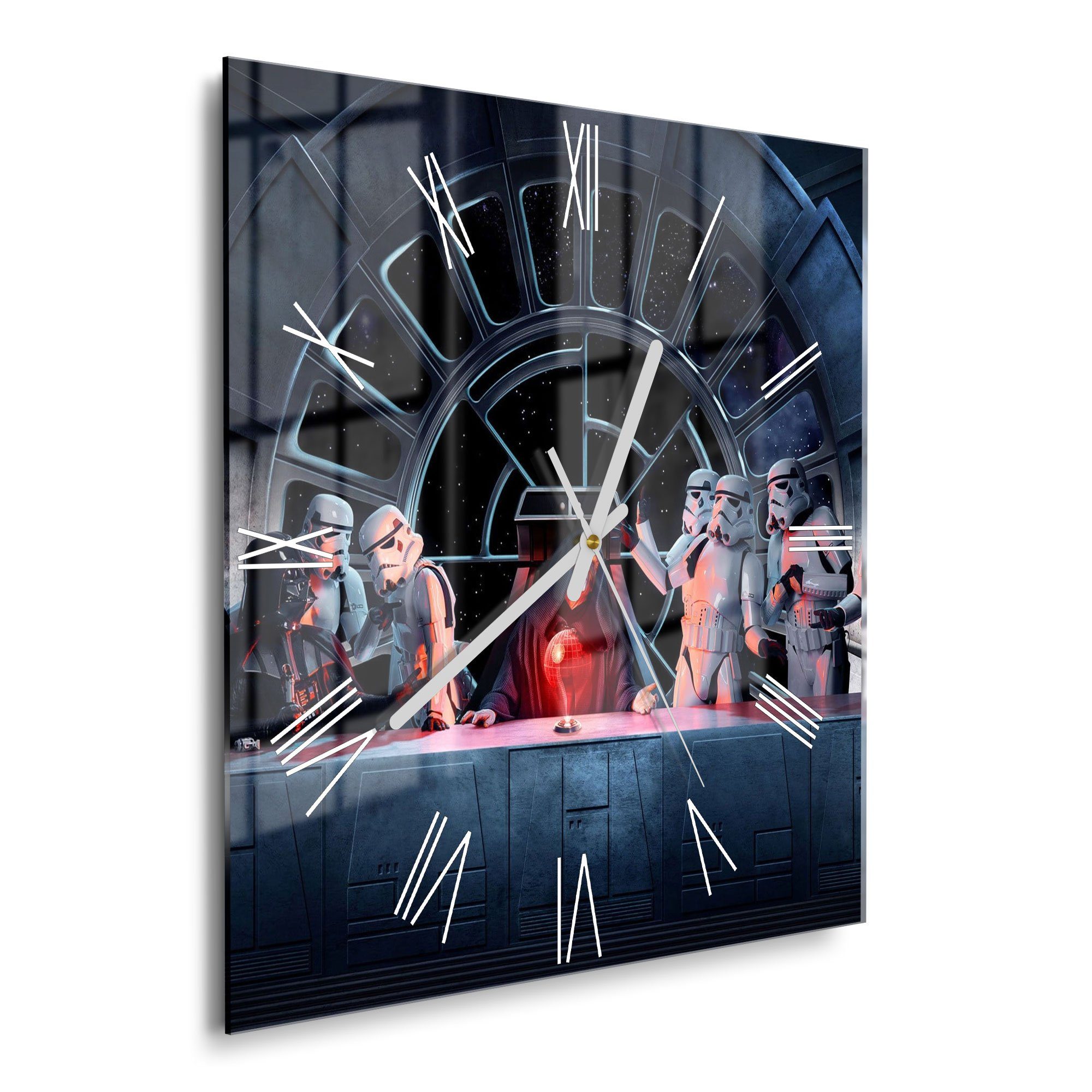 DEQORI Wanduhr 'Star Wars Abendmahl' (Glas günstig online kaufen