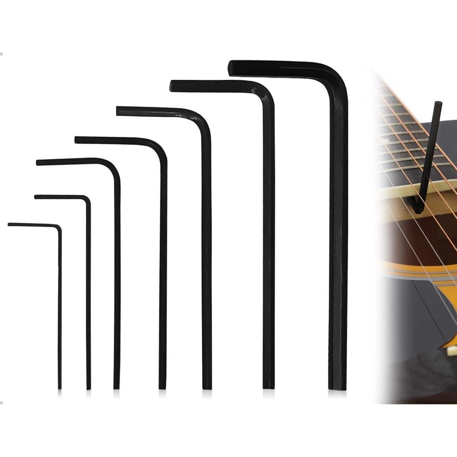 LuxusKollektion Innensechskantschlüssel Innensechskantschlüssel Satz 7tlg 0.7-3mm Carbonstahl (7 St)