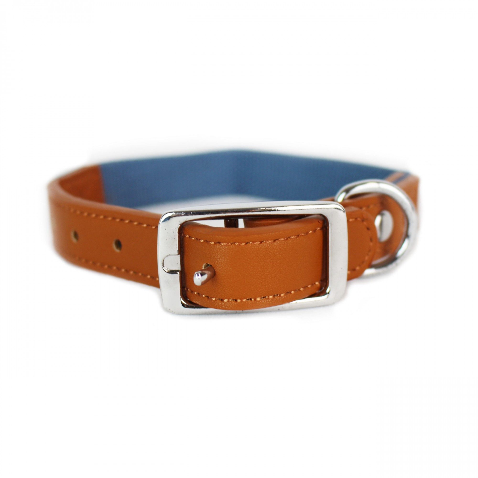 mitienda Hunde-Halsband Hundehalsband Deluxe blau S