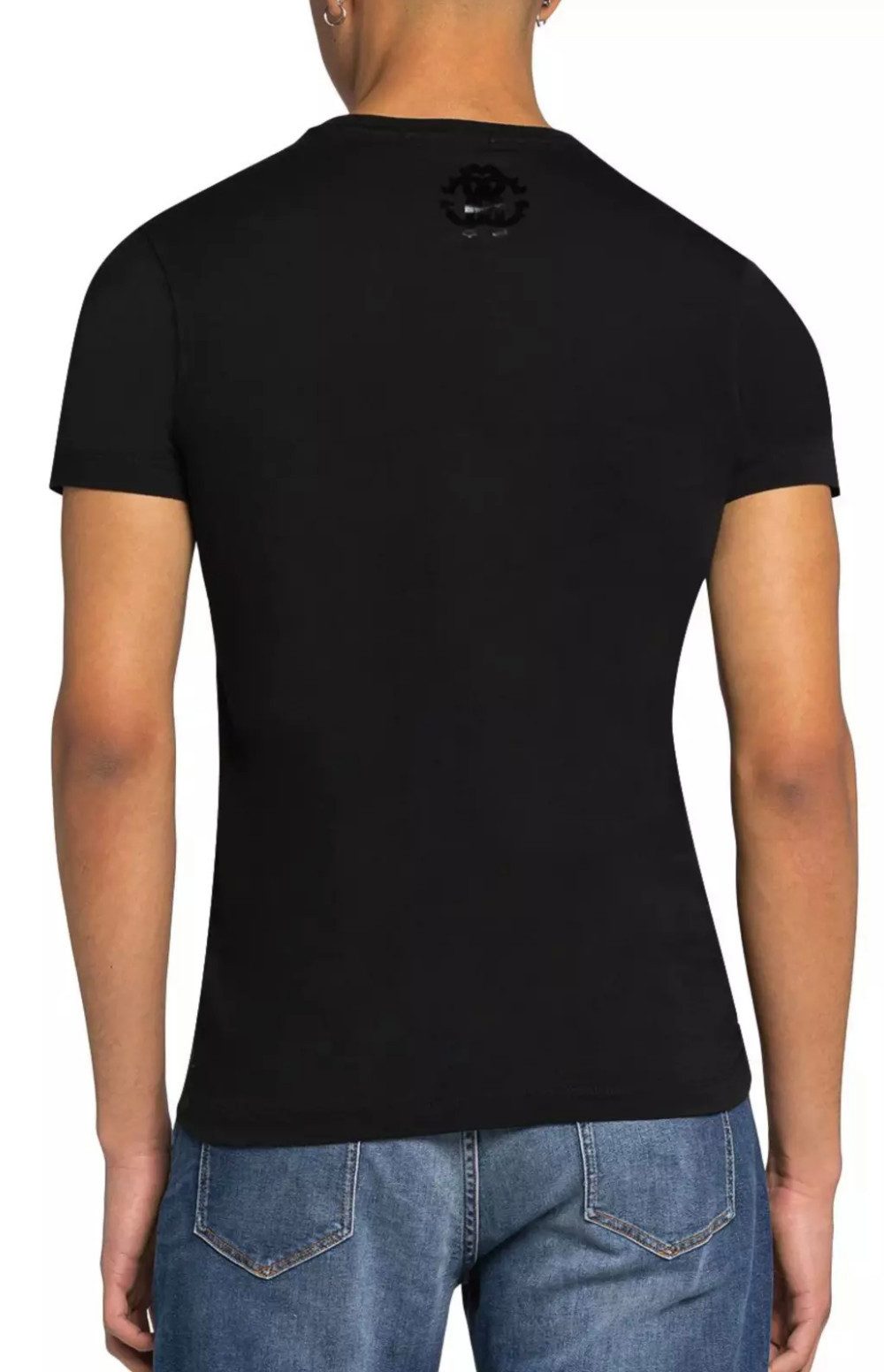 roberto cavalli T-Shirt Firenze RC Logo Slim Fit Shirt Haupt- und luxuriöseste Linie der Marke