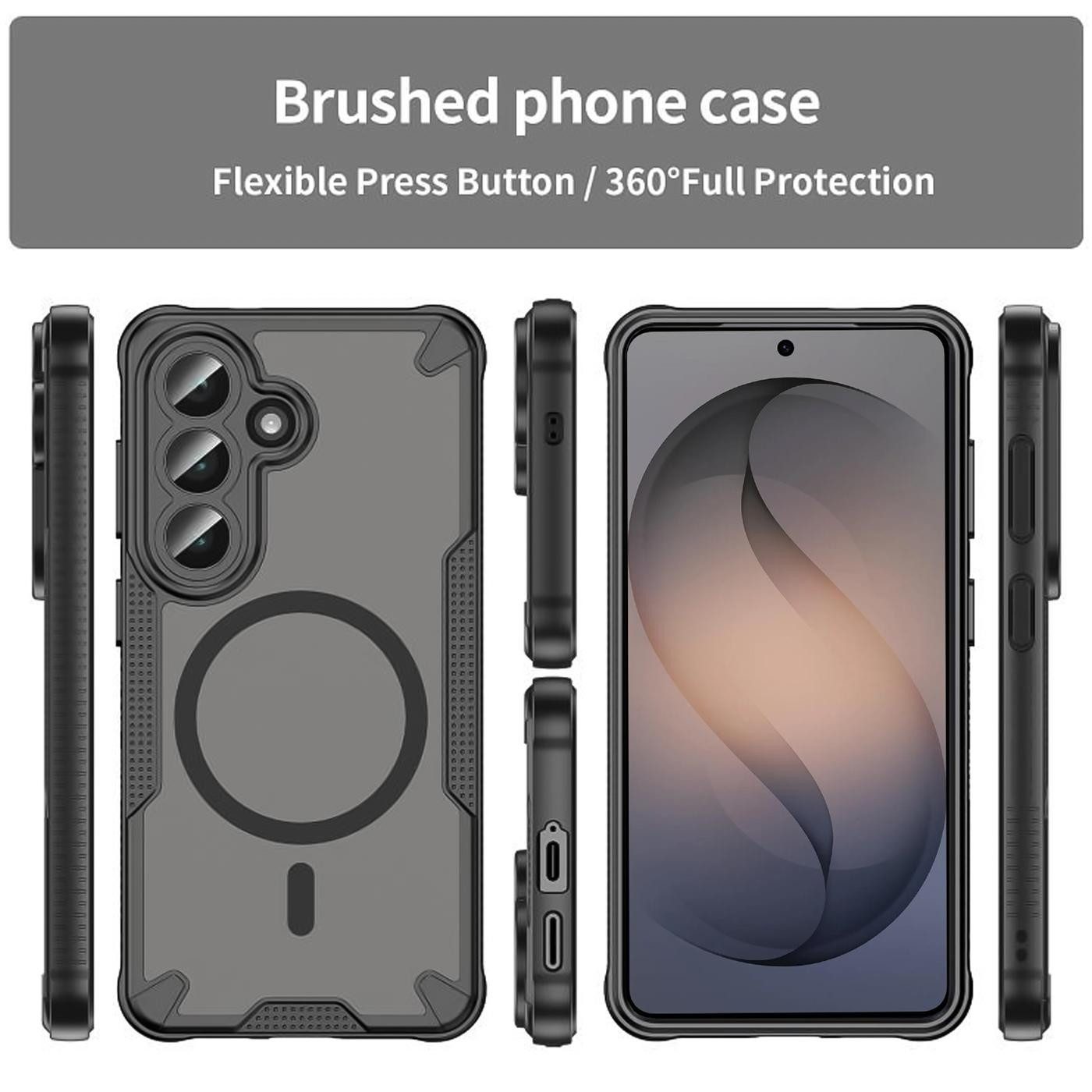 CoolGadget Handyhülle Defender Series Handy Hülle für Samsung Galaxy S26 6,3 Zoll, Magsafe TPU Schlicht Robust Schutzhülle für Galaxy S26 Hülle – Bild 2 von 5