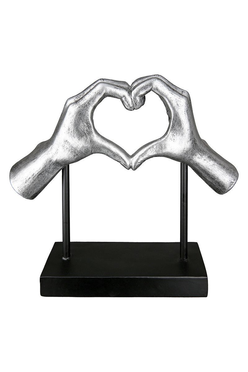 MF Skulptur Herzmoment Skulptur Hände Silber günstig online kaufen