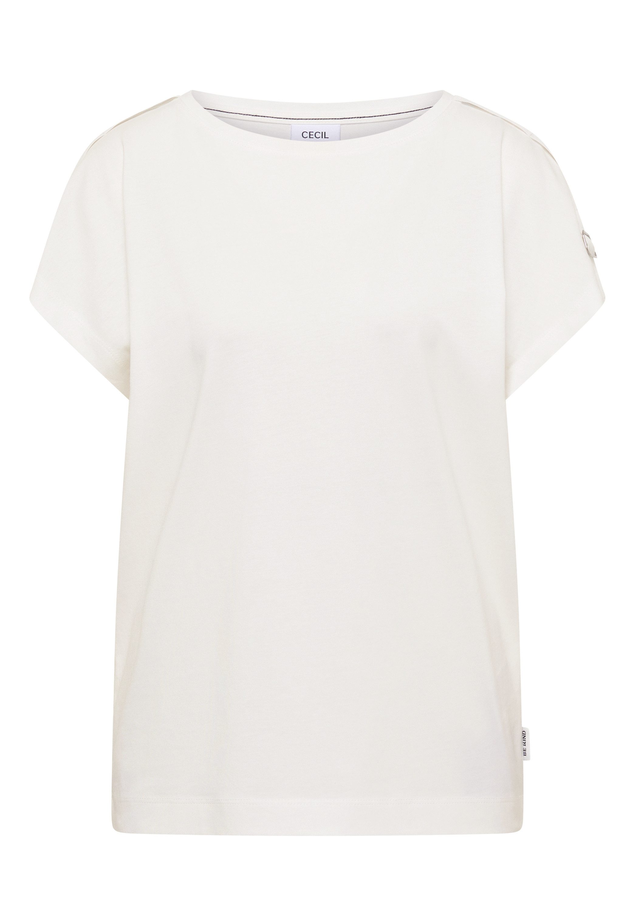 CECIL Kurzarmshirt Sommershirt mit Schnallendetail – Bild 5 von 5