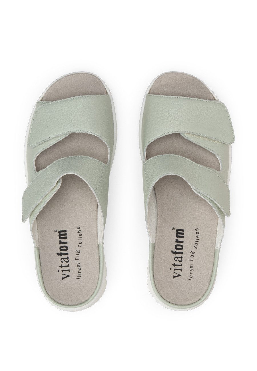 vitaform Damen Pantoletten Softnappaleder Pantolette