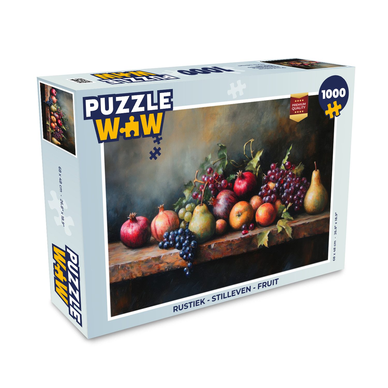 Puzzle Rustikal - Stilleben - Obst