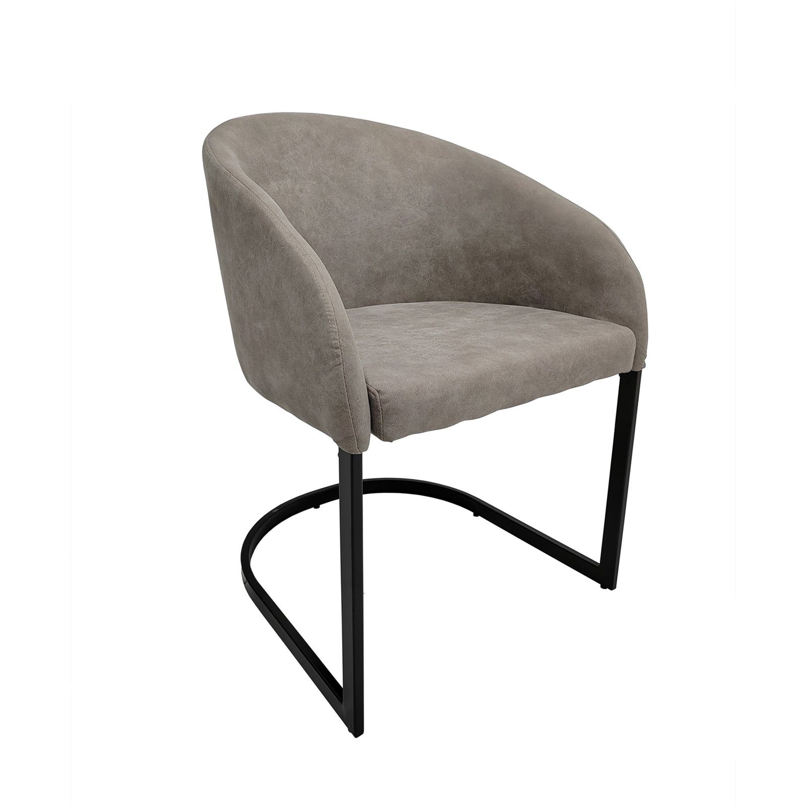 HTI-Living Freischwinger Stuhl Vemal Grau (Stück, günstig online kaufen