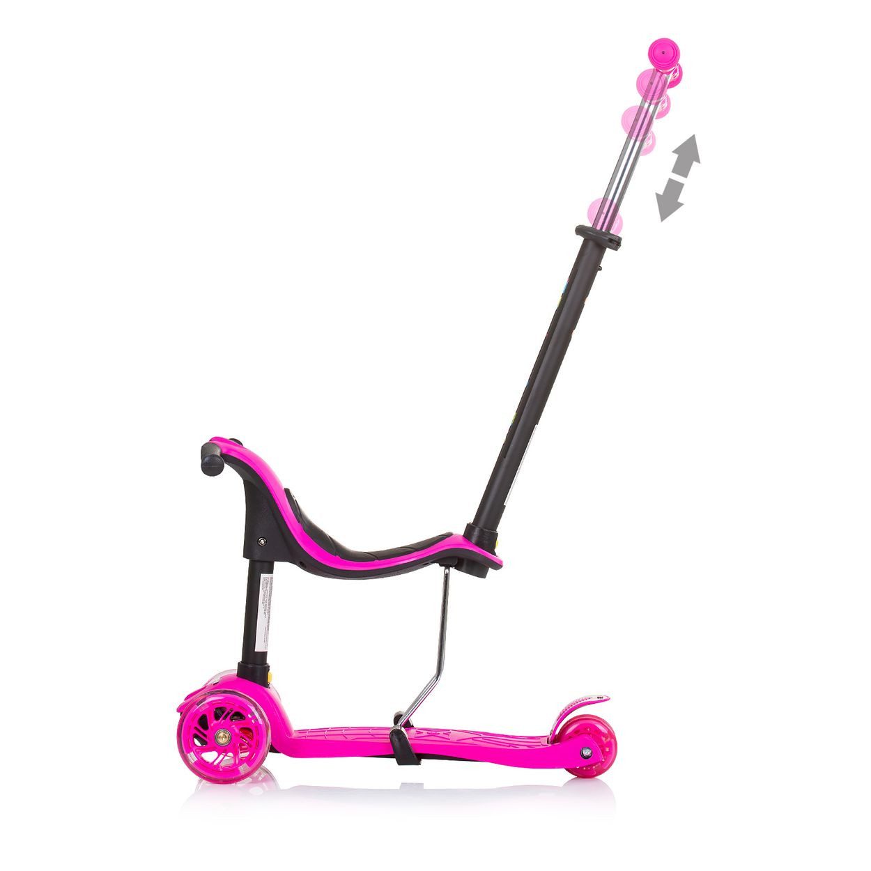 Chipolino Cityroller Kinderroller 3 in 1 Multi Plus, 3 Räder, Laufrad, Roller, LED-Lichter