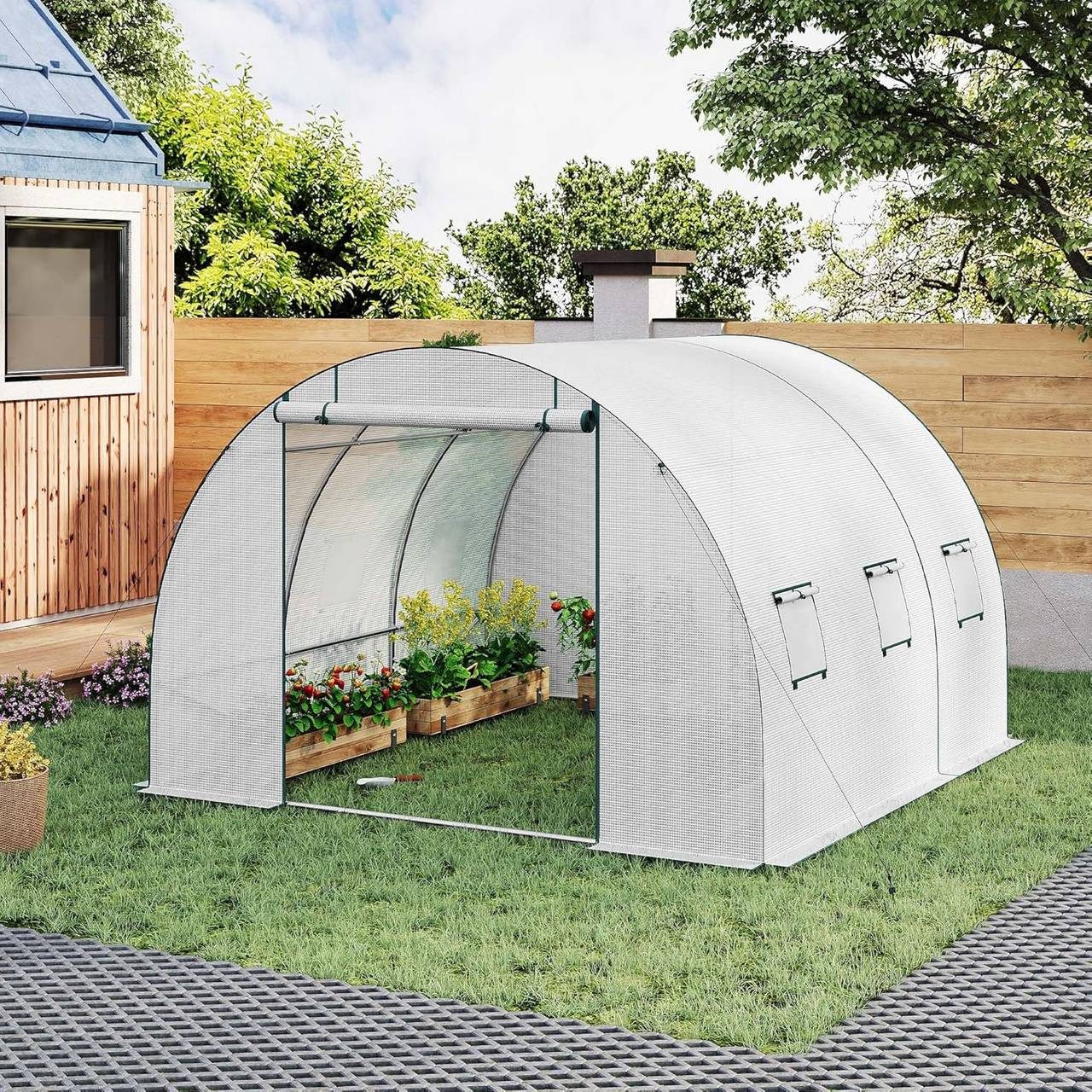 Woltu Tomatengewächshaus, BxTxH: 300 x 300 günstig online kaufen