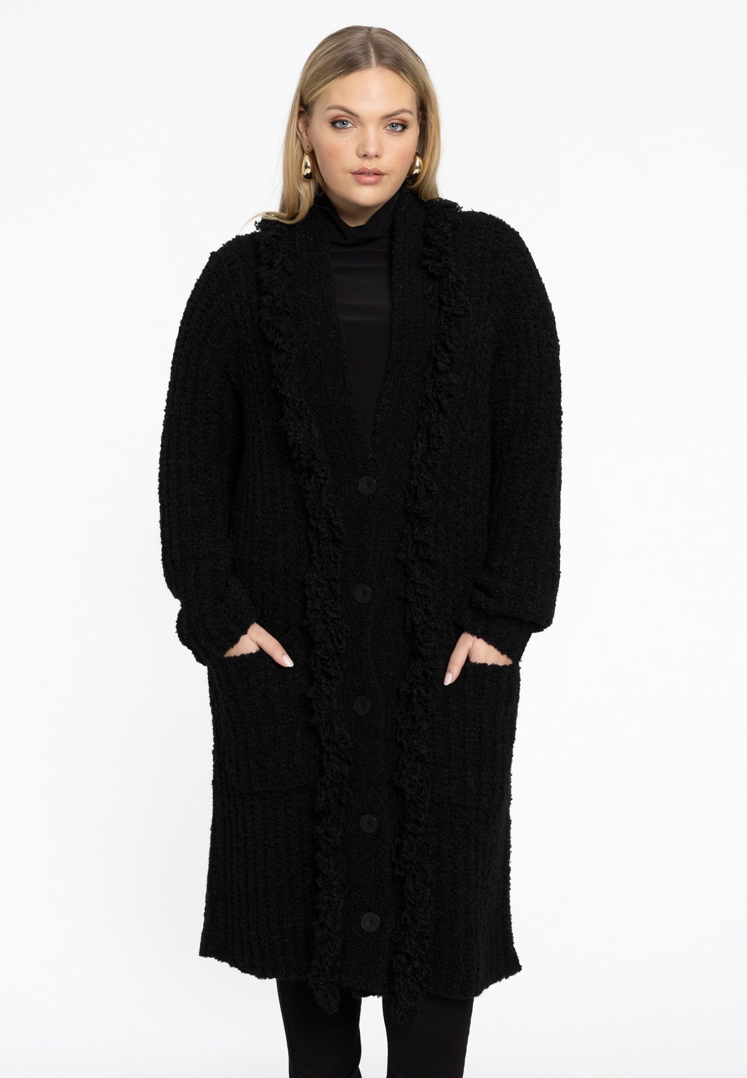Cardigan Damen Strickjacke Große Größen