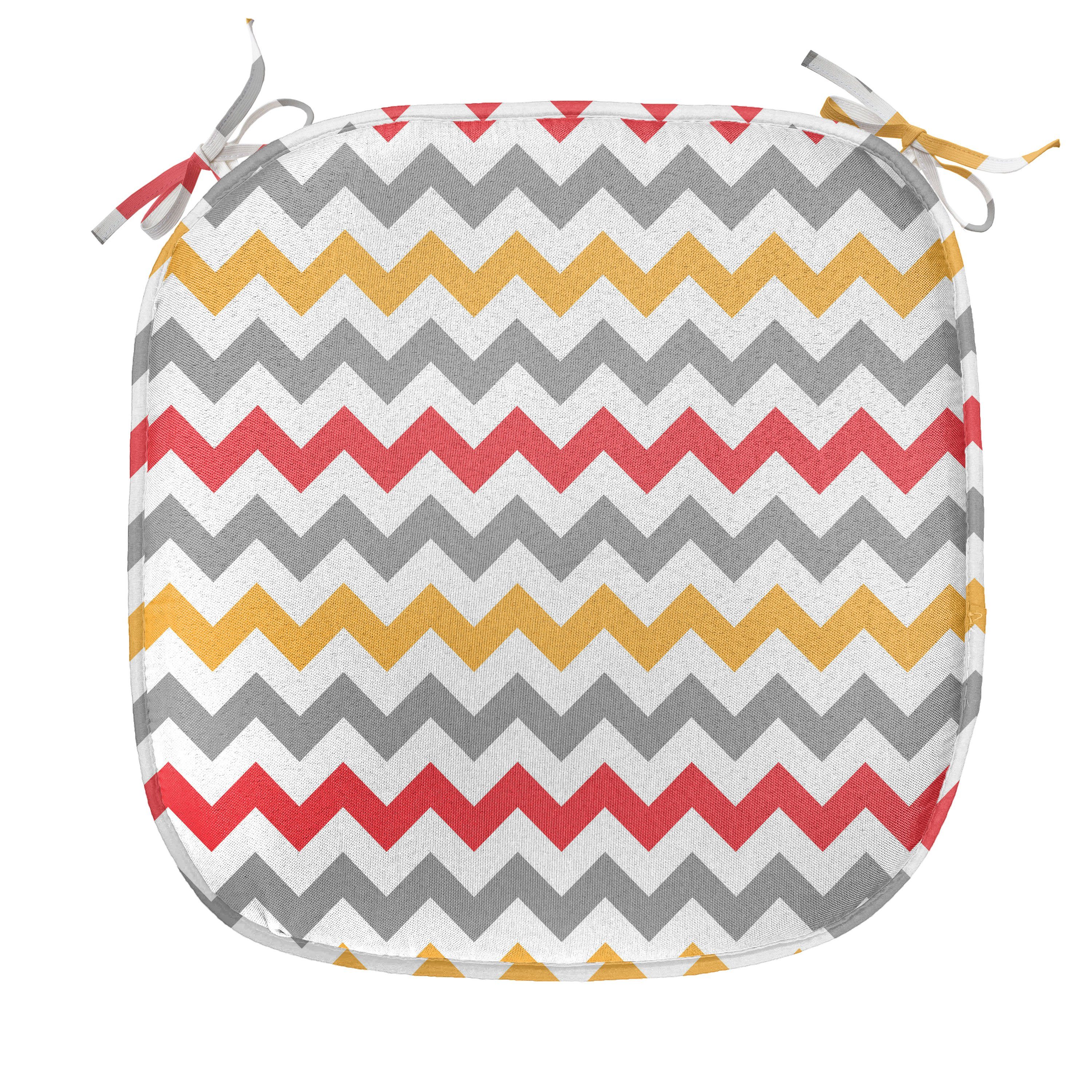 Stuhlkissen Dekoratives wasserfestes Kissen mit Riemen für Küchensitze