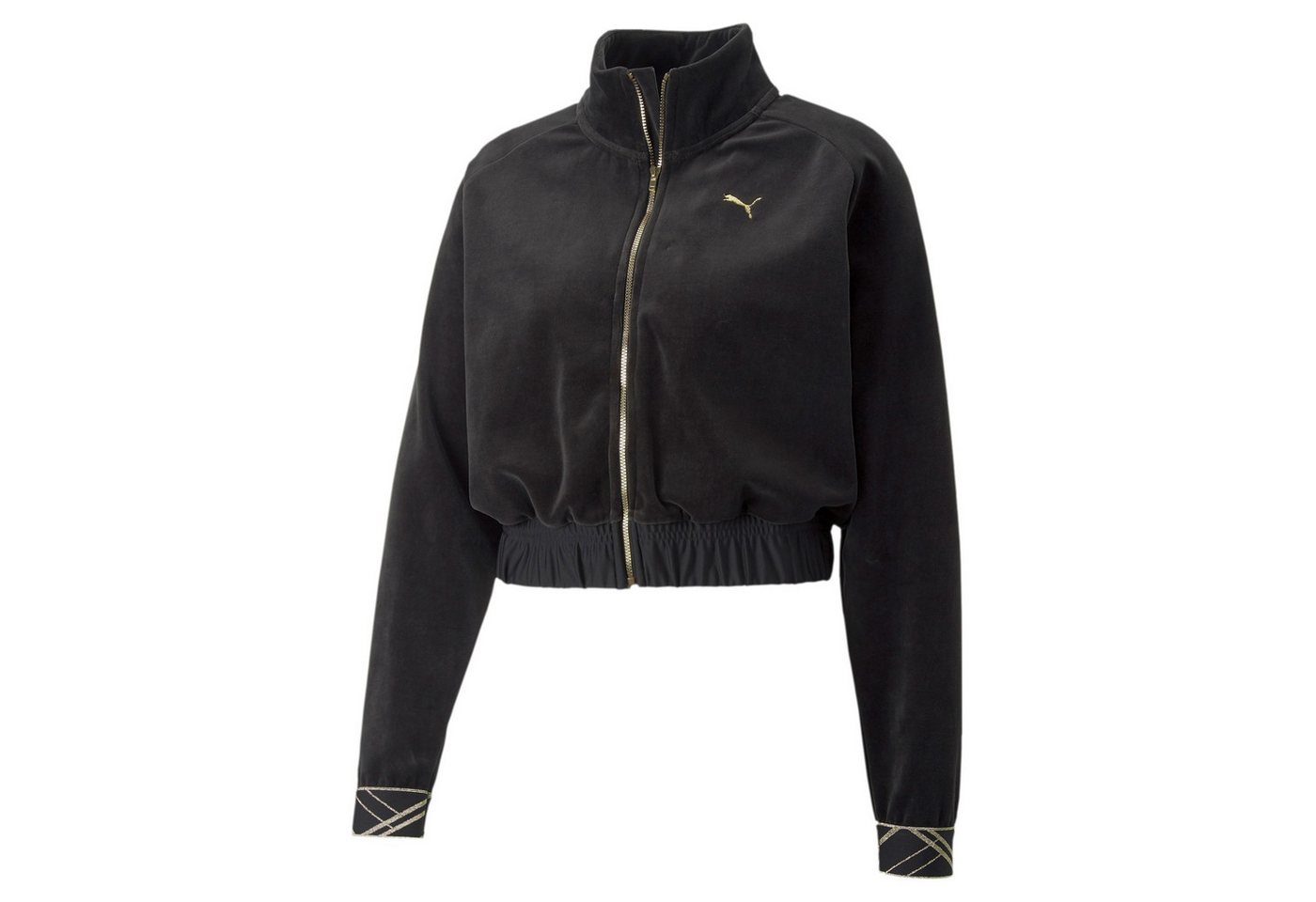 Puma Trainingsjacke Puma Damen Trainingsjacke Deco Glam Velour Full Zip 522254, Ansicht 1