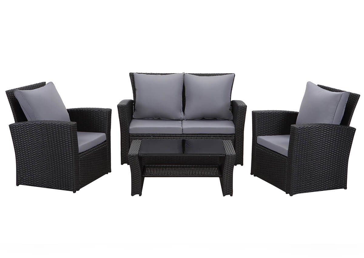 MeXo Gartenlounge-Set SGS zertifiziert, Gartenmöbel Set günstig online kaufen