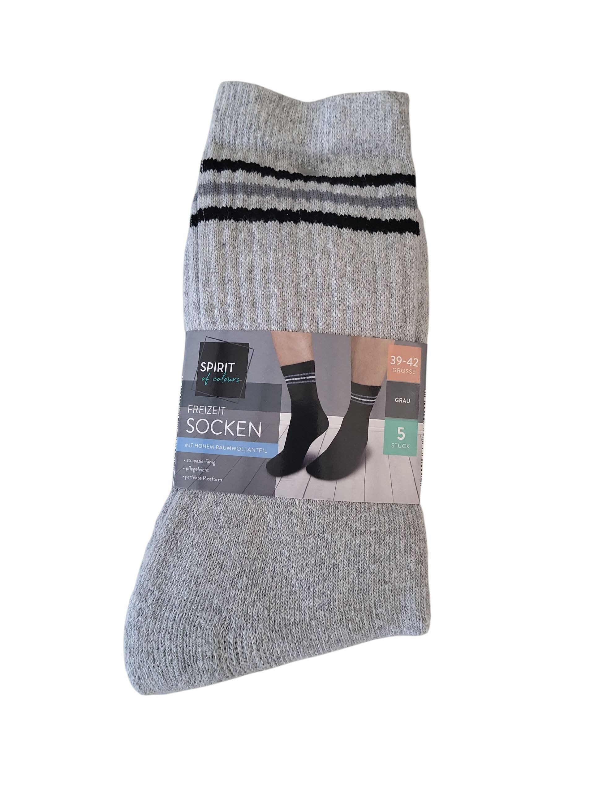 Freizeitsocken Spirit of Colours 5 Paar Freizeit Socken Baumwolle Gr.39-42