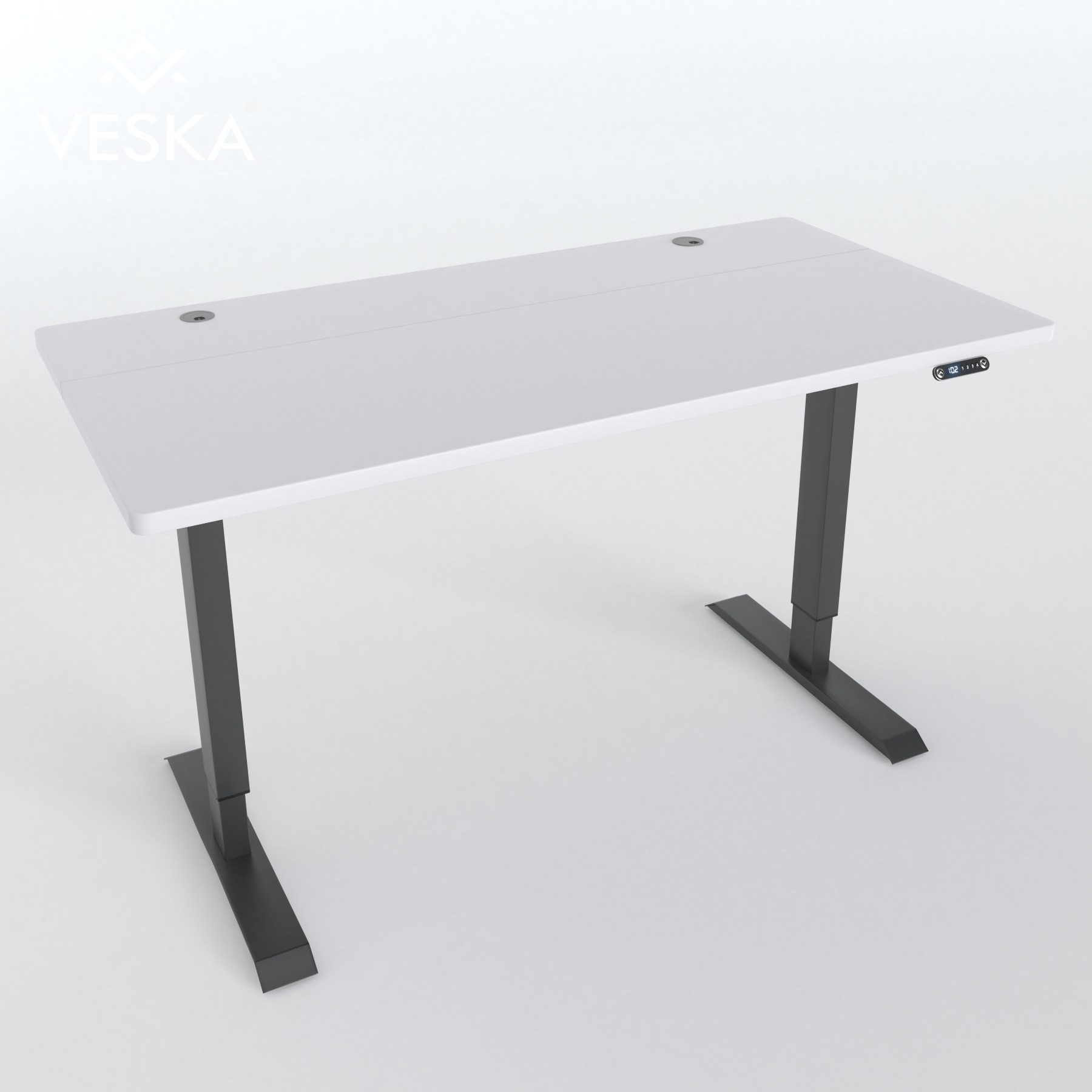 VESKA Schreibtisch Höhenverstellbar 140 x 70 günstig online kaufen
