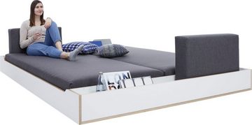 Müller SMALL LIVING Futonbett MAUDE Bett, Überlänge 220 cm
