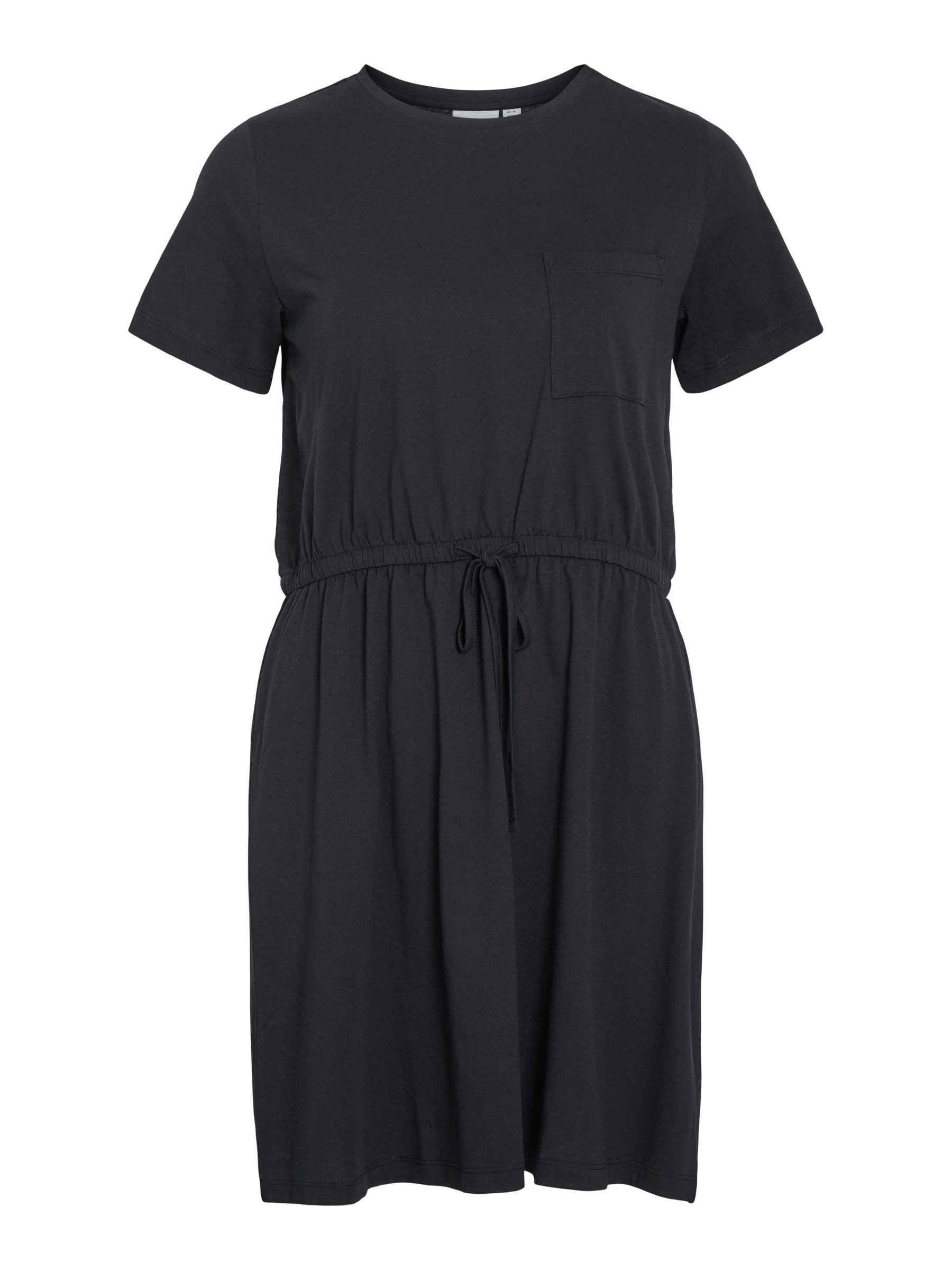 Vila Shirtkleid Klassische Passform mit Taillenband günstig online kaufen