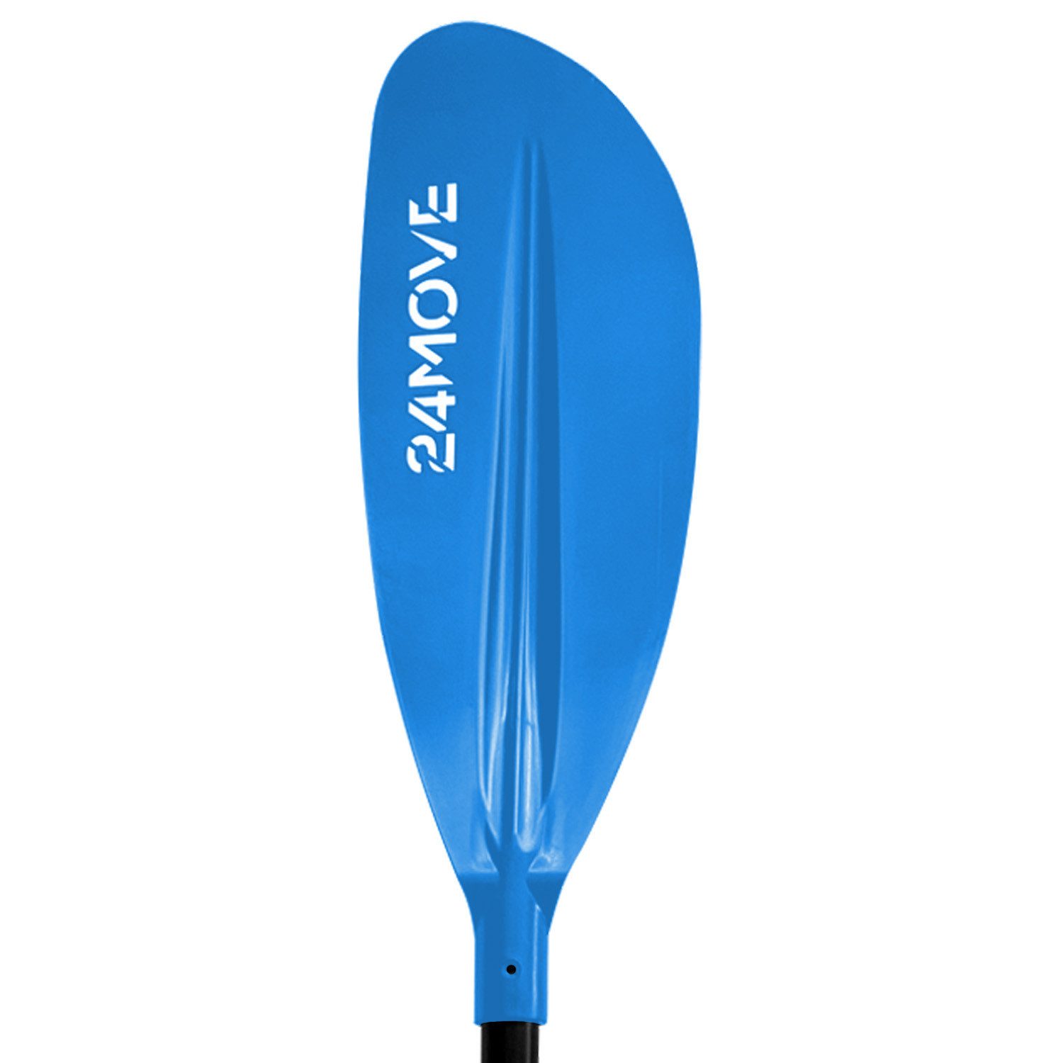 24Move Doppelpaddel, Stand Up Paddle Aluminium SUP-Paddel, (Winkelverstellung, universell einstellbar, verstellbar, 2-teilig, SUP-Paddel), für Paddelboards, Kajakboot und Ruderboot