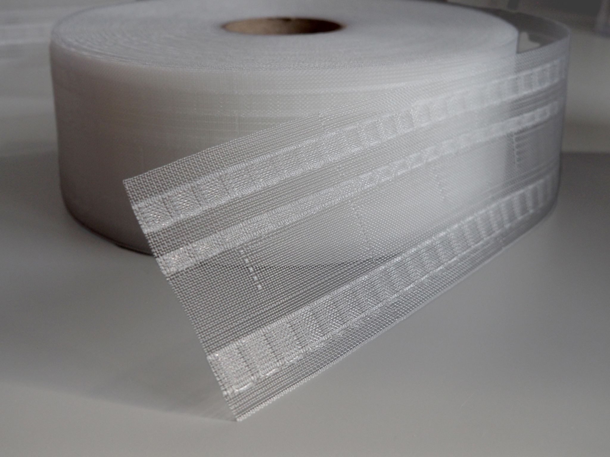 FELIXLEO Faltenband Gardinenband Meterware, Wellenband, Faltenband, transparent, variabel, (1-St)