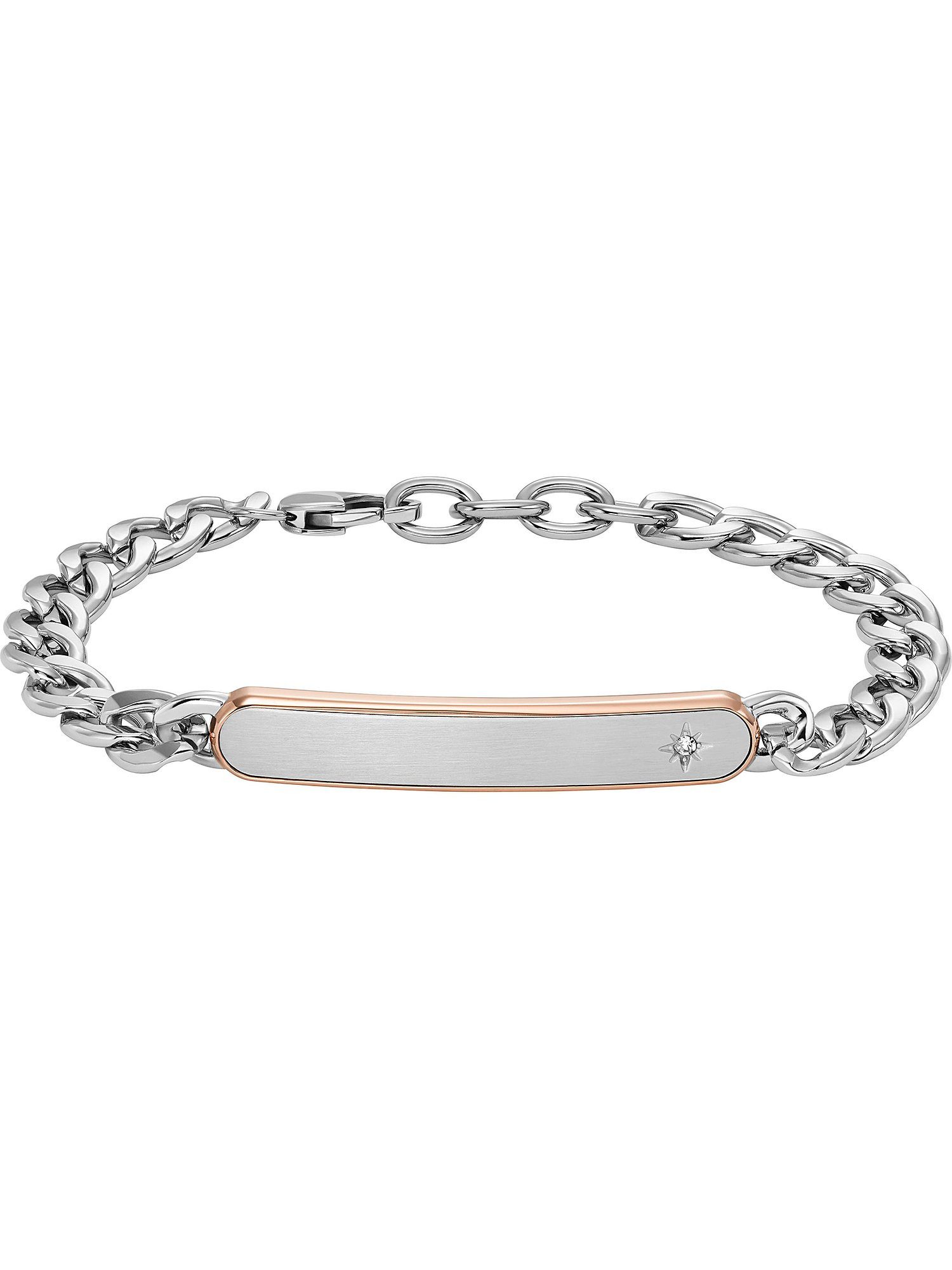 Armband Fossil Herren-Armband Edelstahl