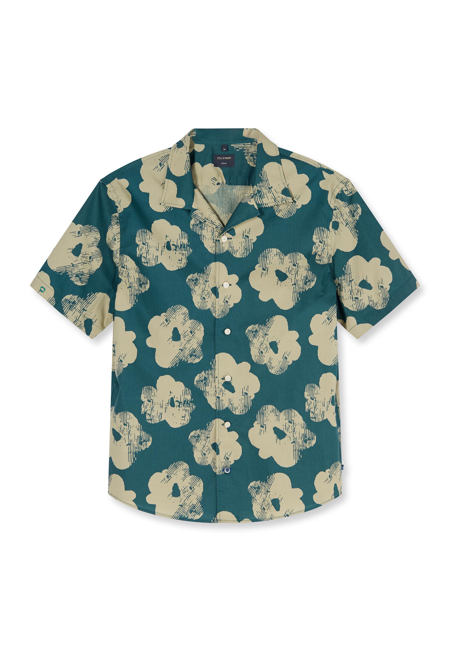 OLYMP Kurzarmhemd OLYMP Casual, Regular Fit, Reverskragen