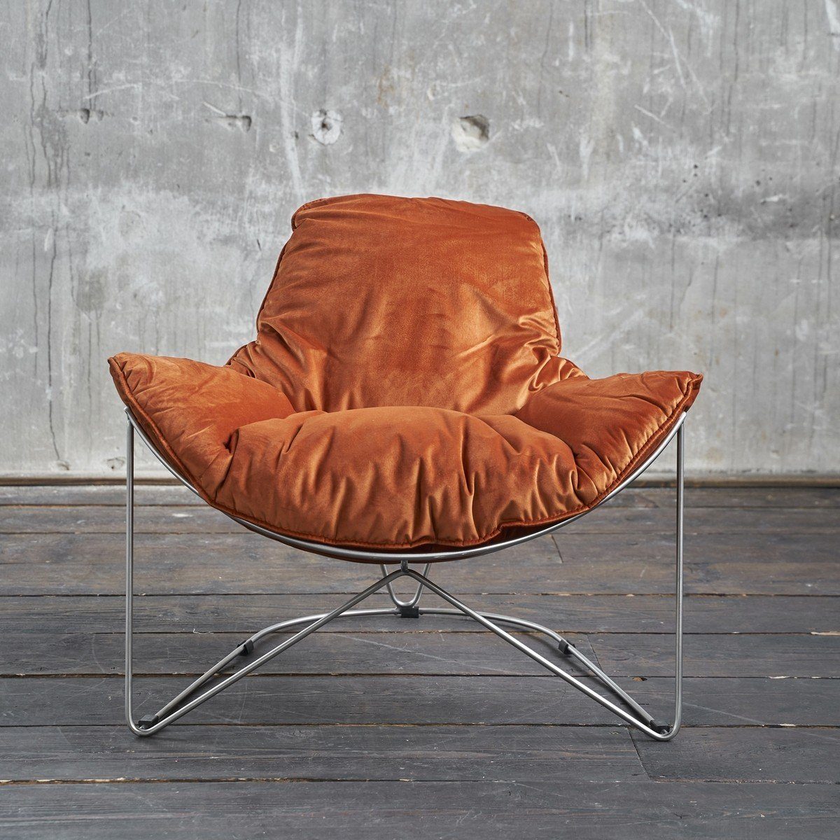 orange Sessel KAWOLA Farben OSCA, Relaxsessel verschiedene Stoff