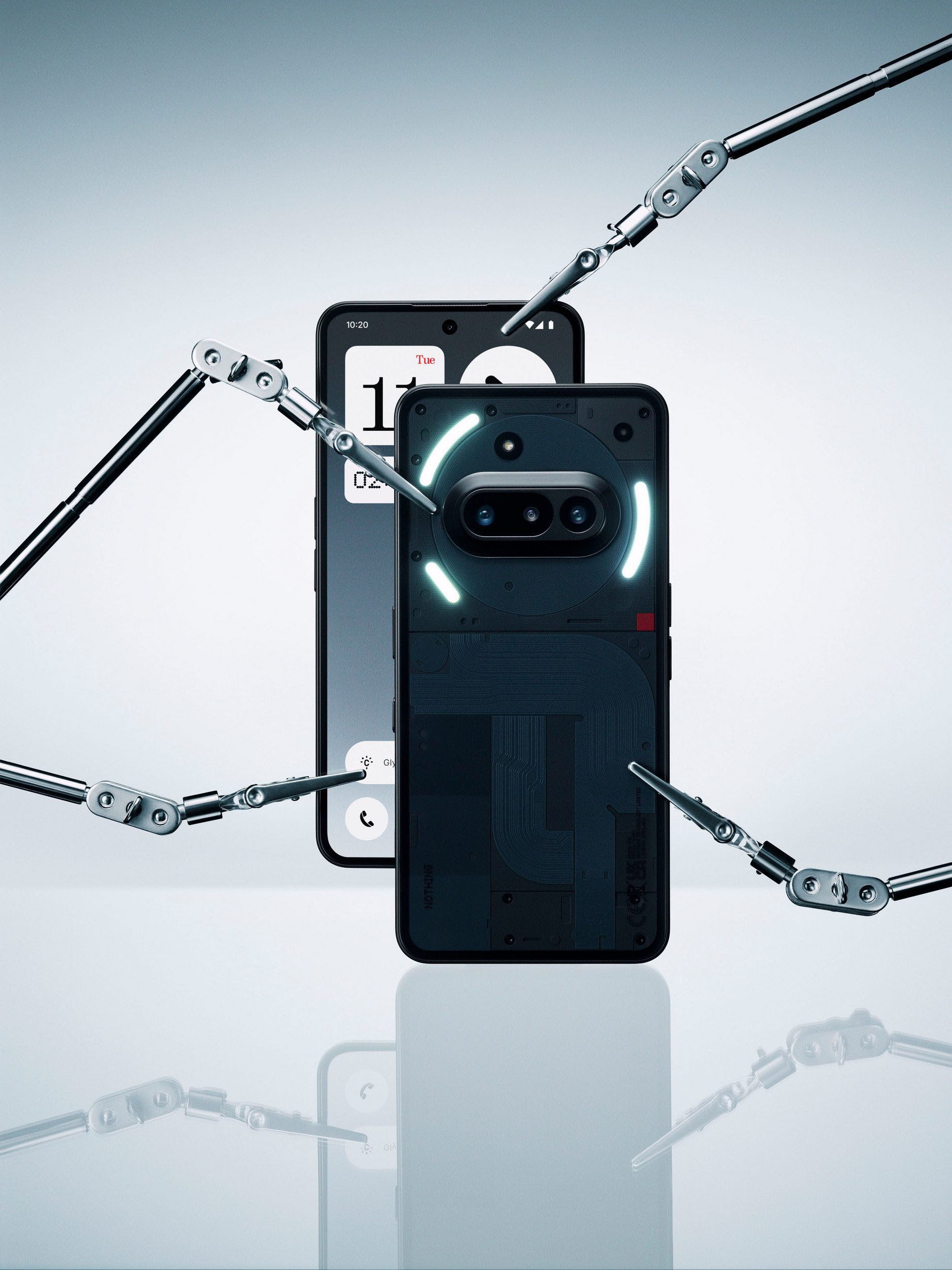 NOTHING PHONE (3a) Smartphone (17,19 cm/6,77 Zoll, 256 GB Speicherplatz, 50 MP Kamera)