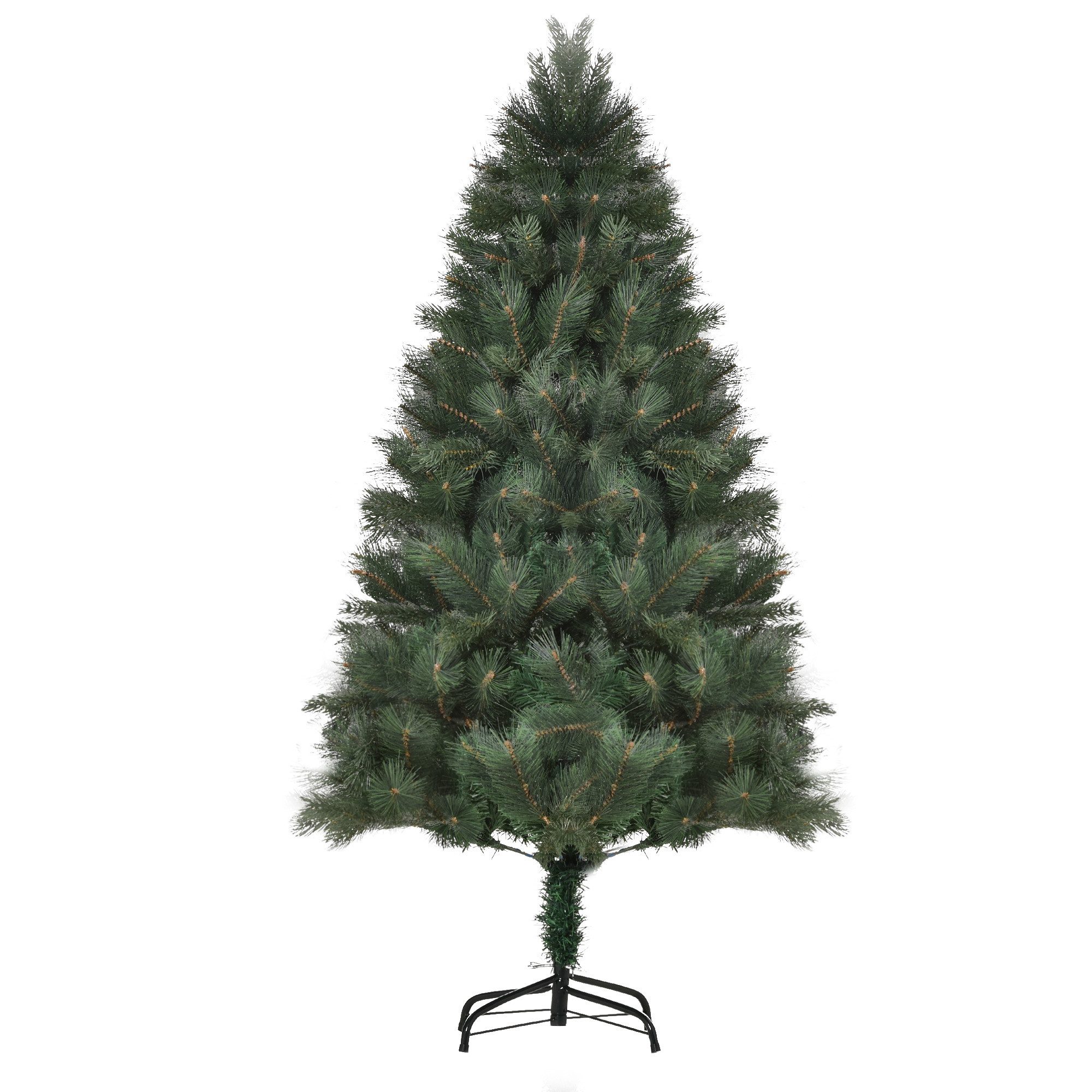 HOMCOM Künstlicher Weihnachtsbaum 180 cm, mit 375 Spitzen, Metallständer, r günstig online kaufen