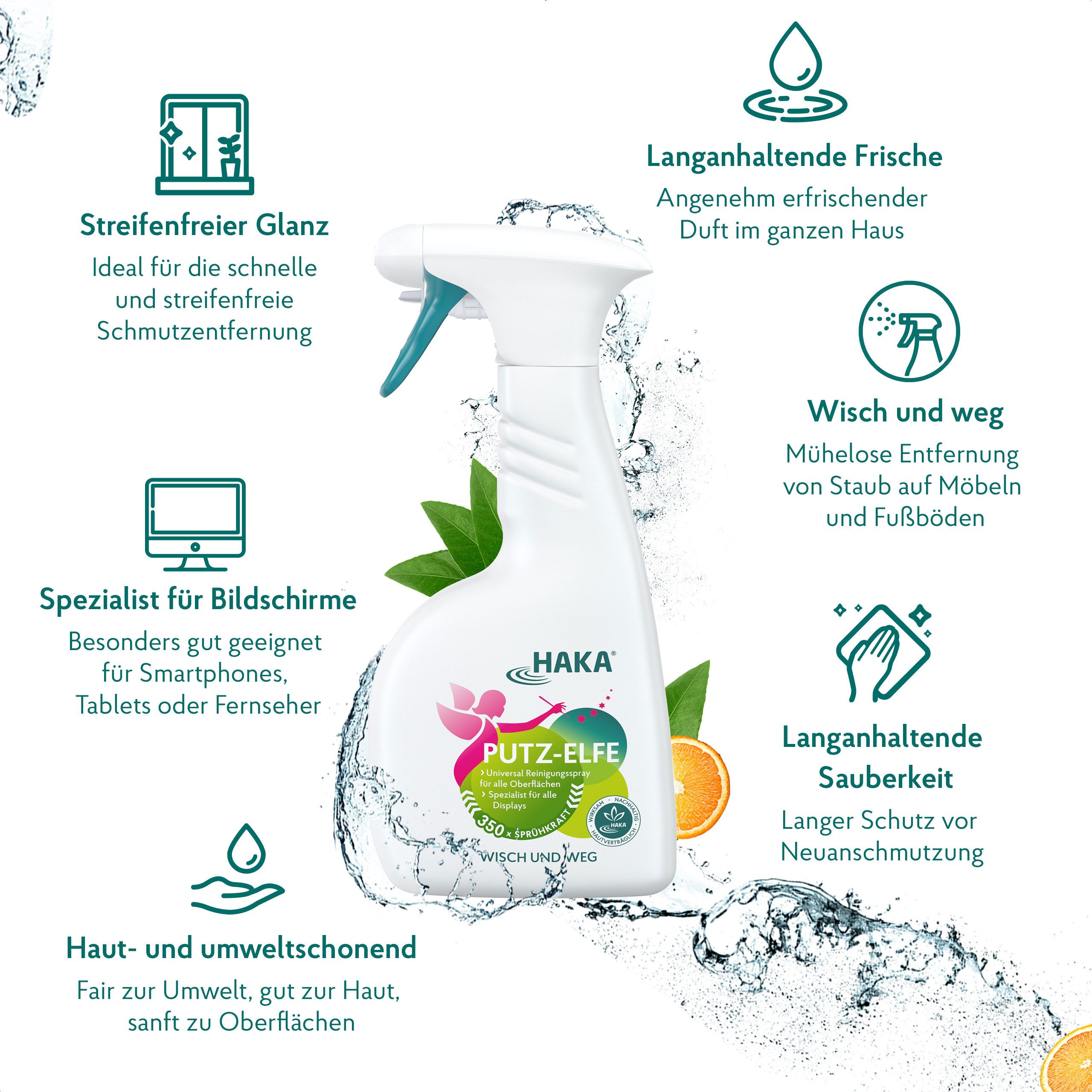 HAKA Putz-Elfe Spray 500ml Universalreiniger