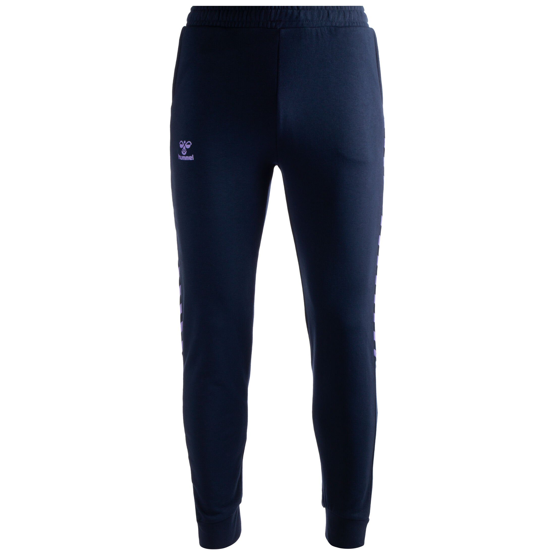 hummel Sporthose hmlSTALTIC Cotton Jogginghose Damen Blau | Jogginghosen