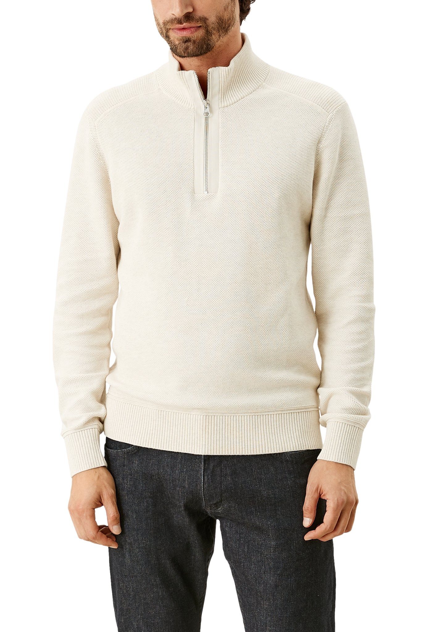 s.Oliver Wollpullover Pullover langarm