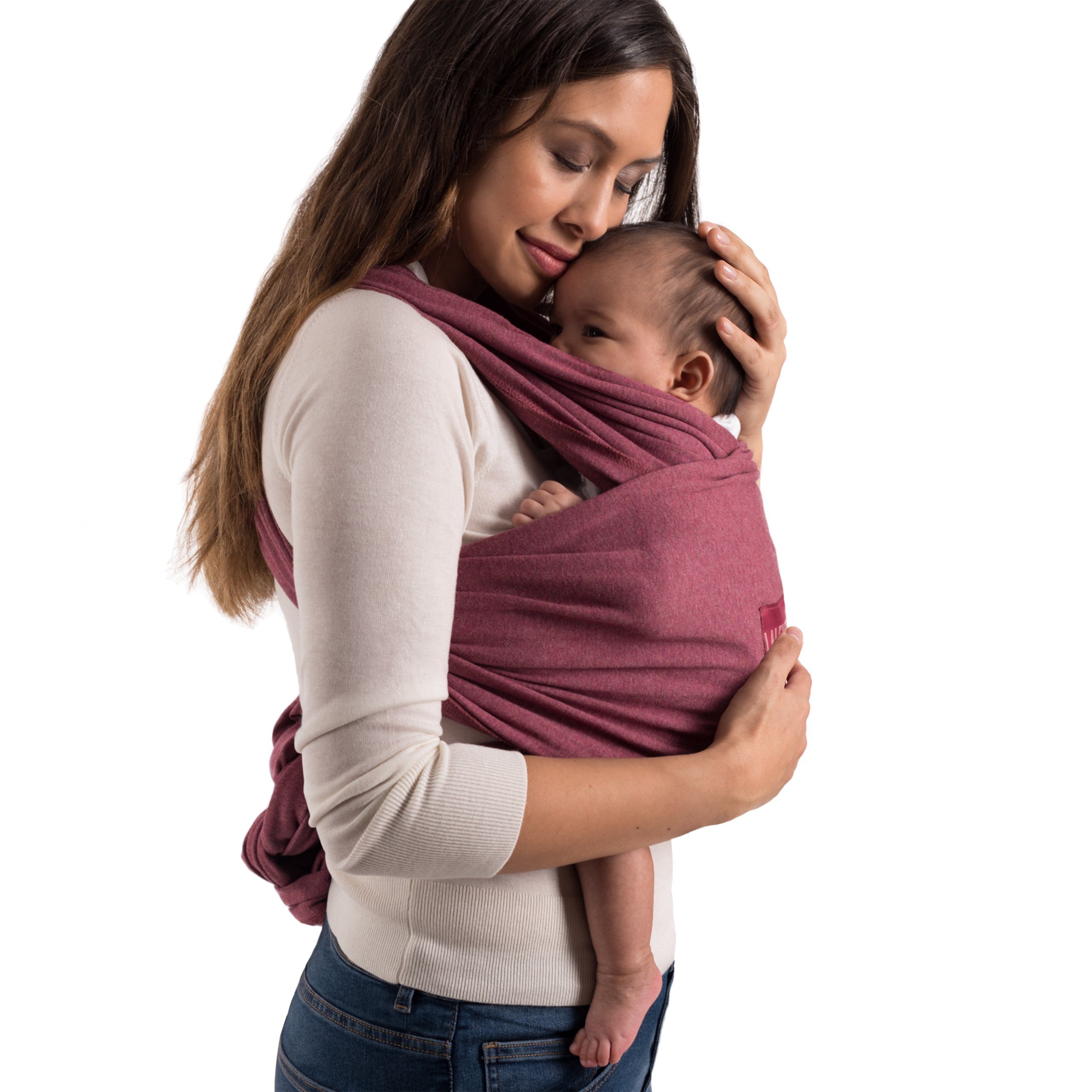Laleni Tragetuch Babytragetuch für Neugeborene - 100% weiche Bio-Baumwolle,  elastisch bis 16kg
