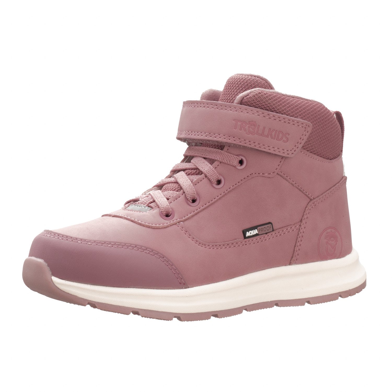 TROLLKIDS KIDS STAVANGER MID CUT XT Sneakerboots wasserdicht, Klettverschluss, reflektierende Details