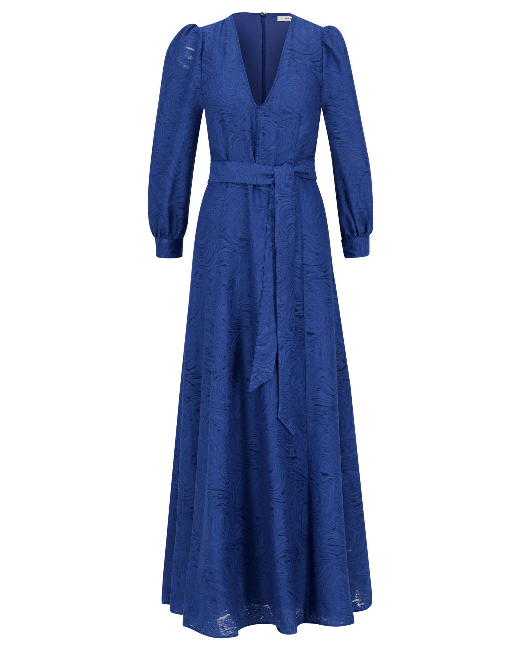 Perfekt IVY & OAK (51) Abendkleid Kleid blau (1-tlg) NICOLIN Damen
