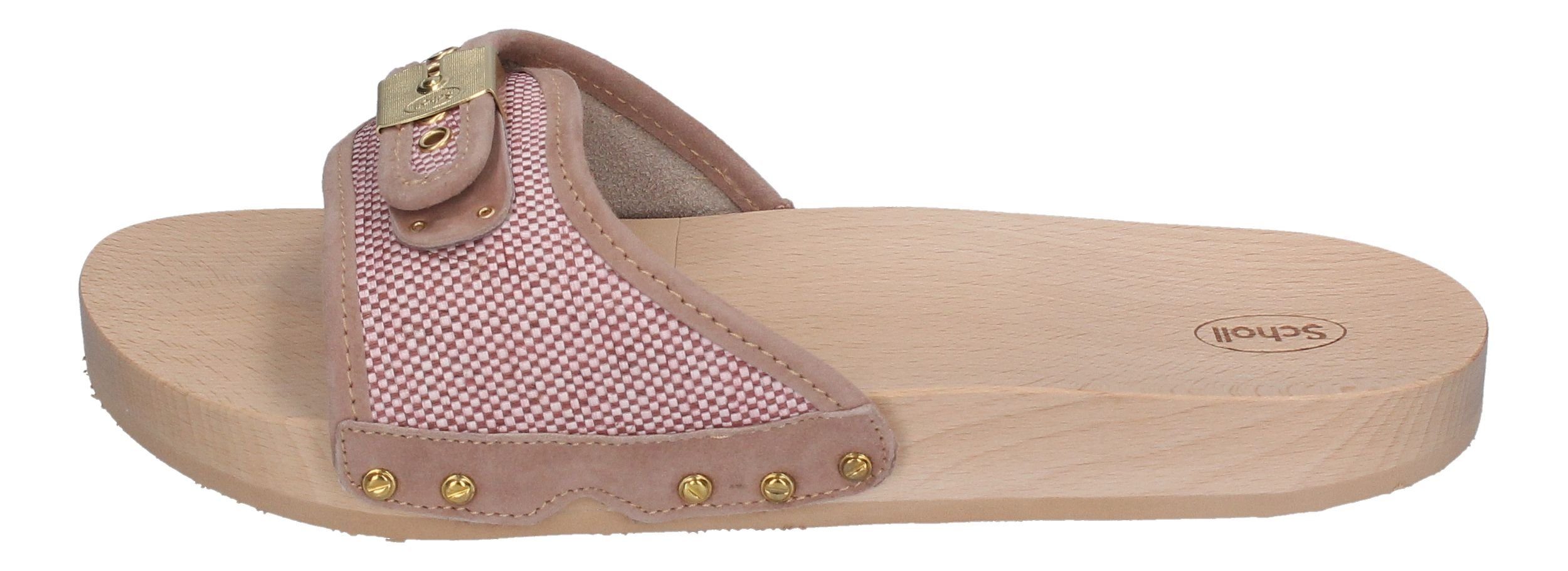 PESCURA Pale FLAT Pink Scholl Keilpantolette FLEX