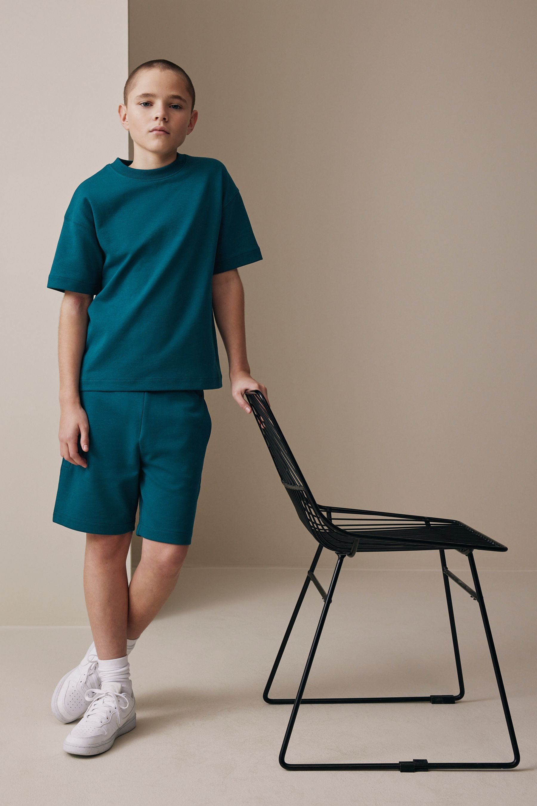 Next T-Shirt & Shorts Relaxed Fit T-Shirt und Shorts, Set (2-tlg)