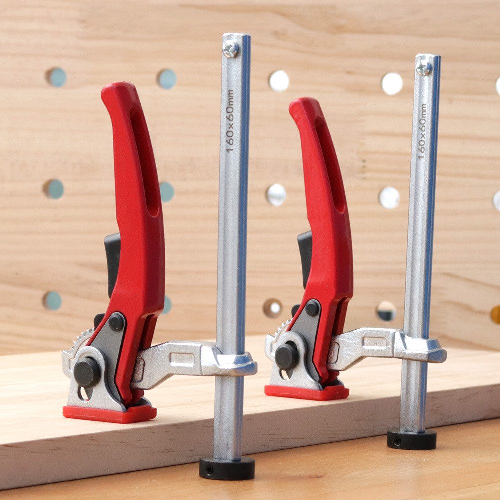 ENJOYWOOD Klemmen, (2-St), Verstellbare Tischklemme für Holzarbeiten – Schnellspannsystem