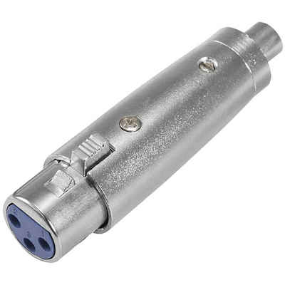 Omnitronic Omnitronic 30226564 XLR Adapter [1x Cinch-Buchse - 1x XLR-Buchse 3 pol Audio-Kabel