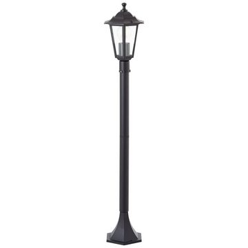 Brilliant Außen-Stehlampe Carleen, Carleen Außenstandleuchte 100cm schwarz 1x A60, E27, 60W, geeignet f