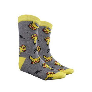 POKÉMON Langsocken Pokemon Pikachu and Friends 3er-Pack Jungen Socken (3-Paar) Gr. 23 bis 34